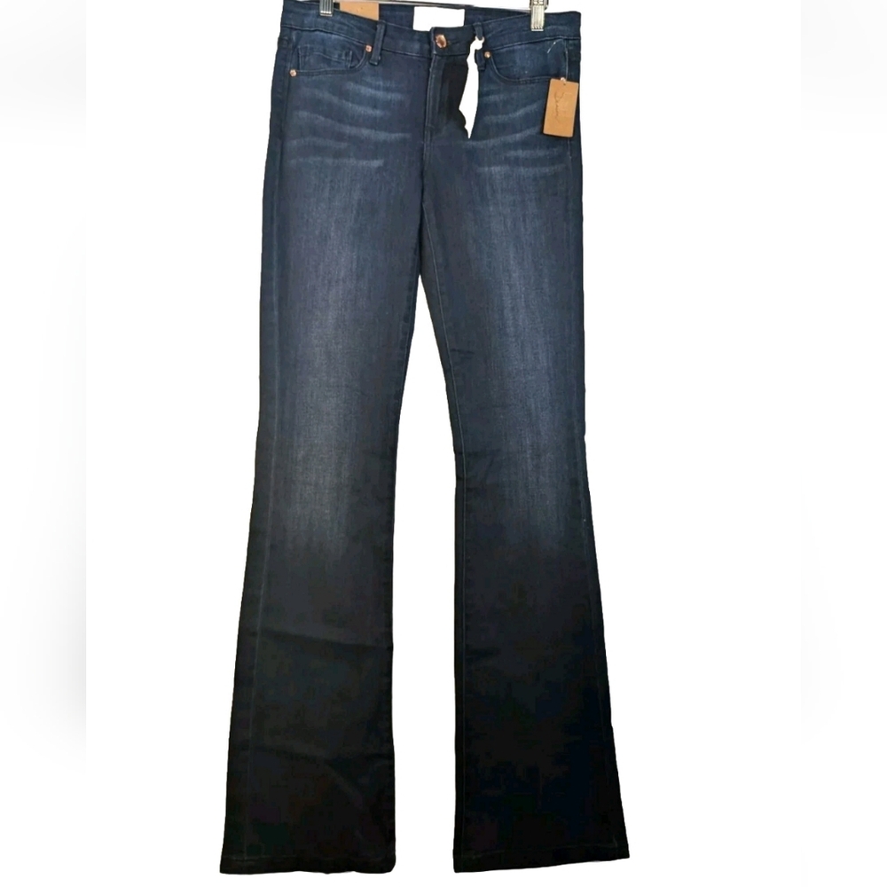 Dark Was Mid Rise Boot cut Jeans